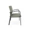 Lesro Newport 2 Seat Tandem Seating Metal Frame No Center Arms, Charcoal, OH Eucalyptus Upholstery NP1501 - alternate 3